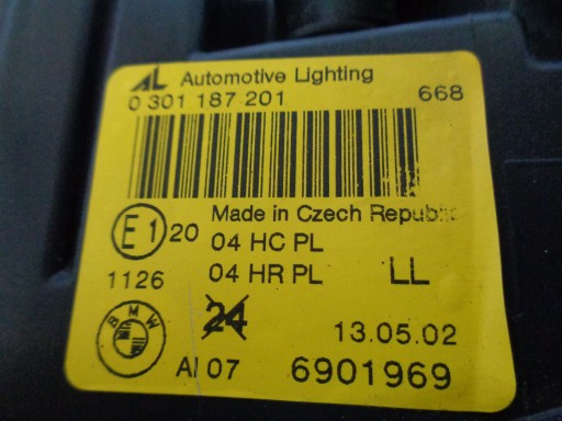 LAMPA FAR LIJEVI BMW 3 E46 COMPACT