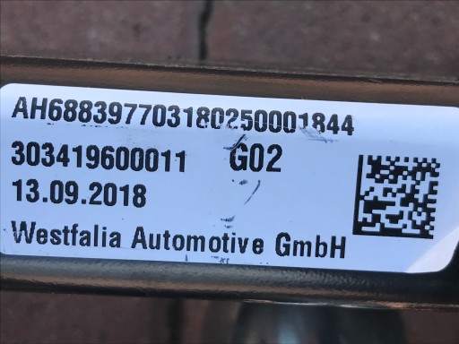 BMW X3 G01 X4 G02 KUKA ZA VUČU 6872083